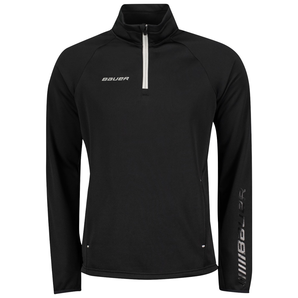 Bauer Vapor 1/4 Zip Junior Genser Svart