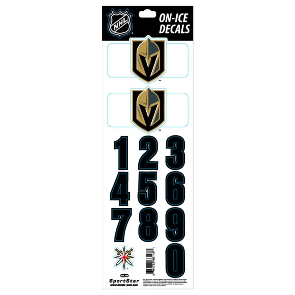 SportStar NHL Decals Vegas Golden Knights