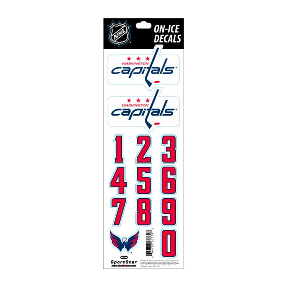 SportStar NHL Decals Washington Capitals