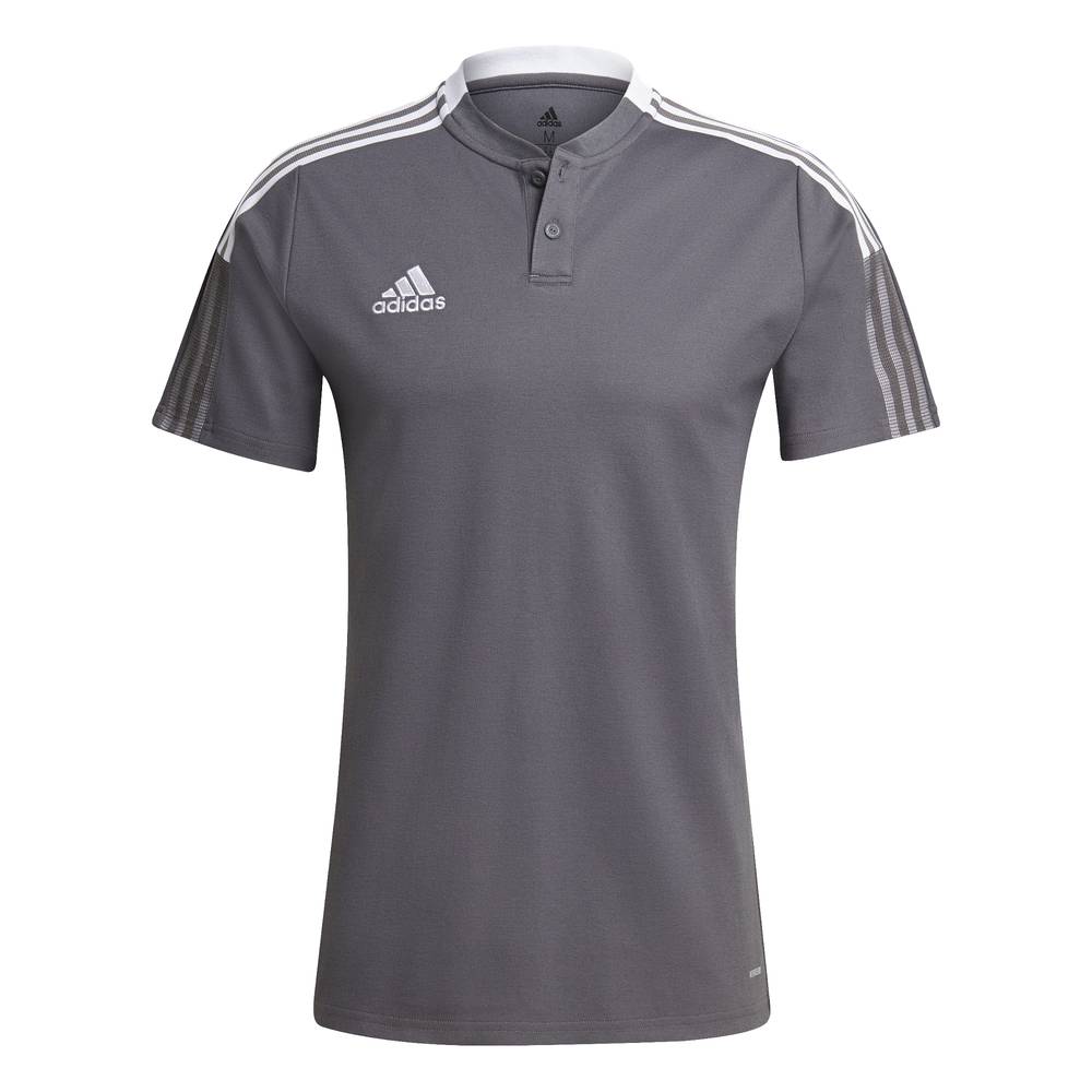 Adidas Tiro 21 Polo Grå