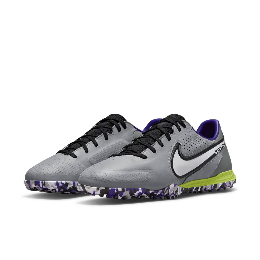 Nike Tiempo Legend 9 Pro TF Fotballsko Grå