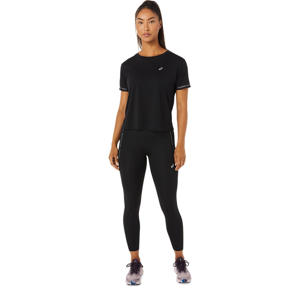 Asics Race High Waist Tights Dame Sort 