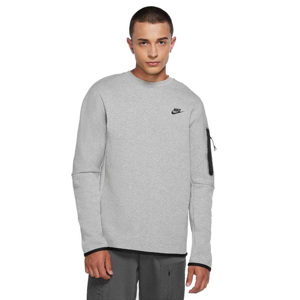 Nike Tech Fleece Crew Fritidsgenser Grå