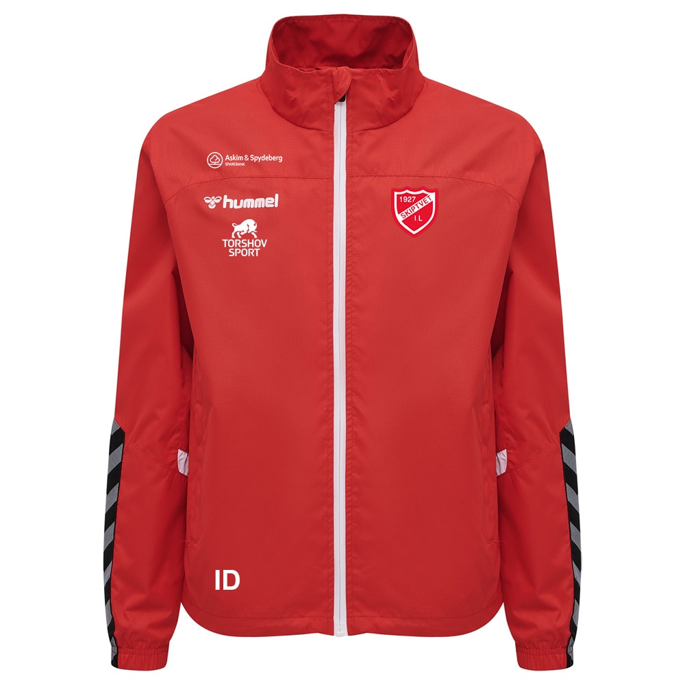 Hummel Skiptvet IL Allværsjakke Rød