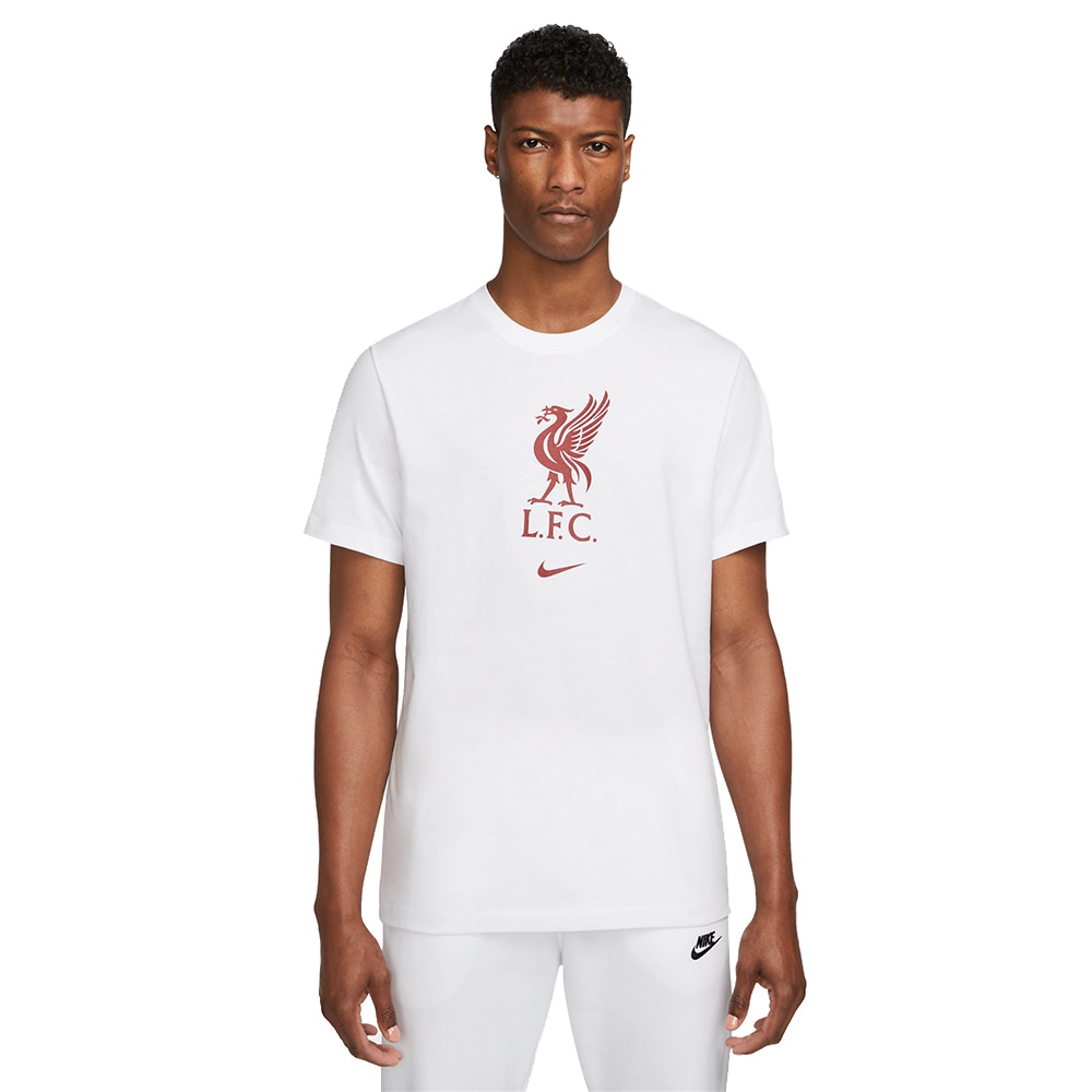 Nike Liverpool FC Crest T-Skjorte 22/23 Hvit