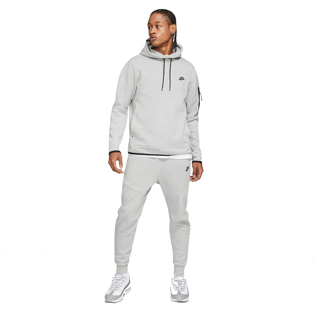 Nike Tech Fleece Hettegenser Grå