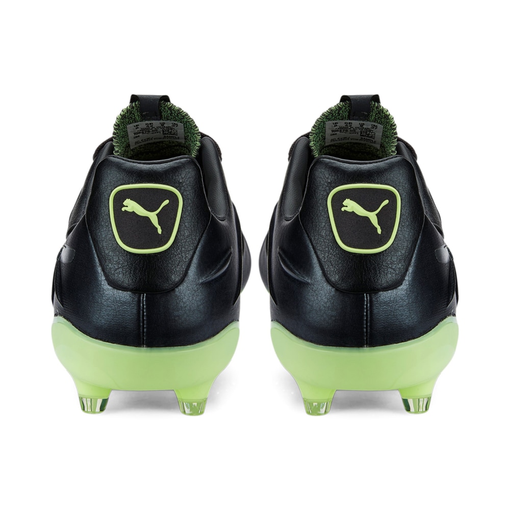 Puma King Platinum 21 FG/AG Fotballsko Sort/Grønn