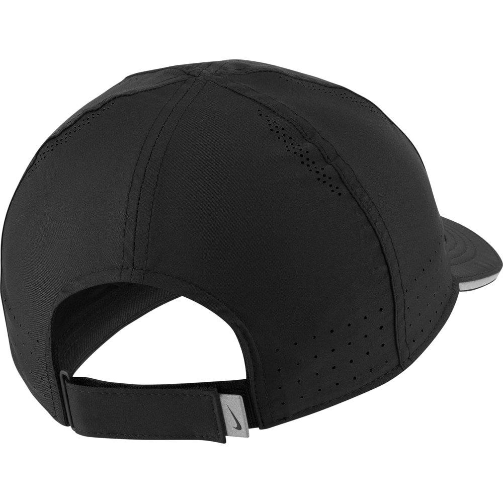 Nike U NK Dri-Fit Aerobill FTHLT Ferforert Løpecaps Sort 