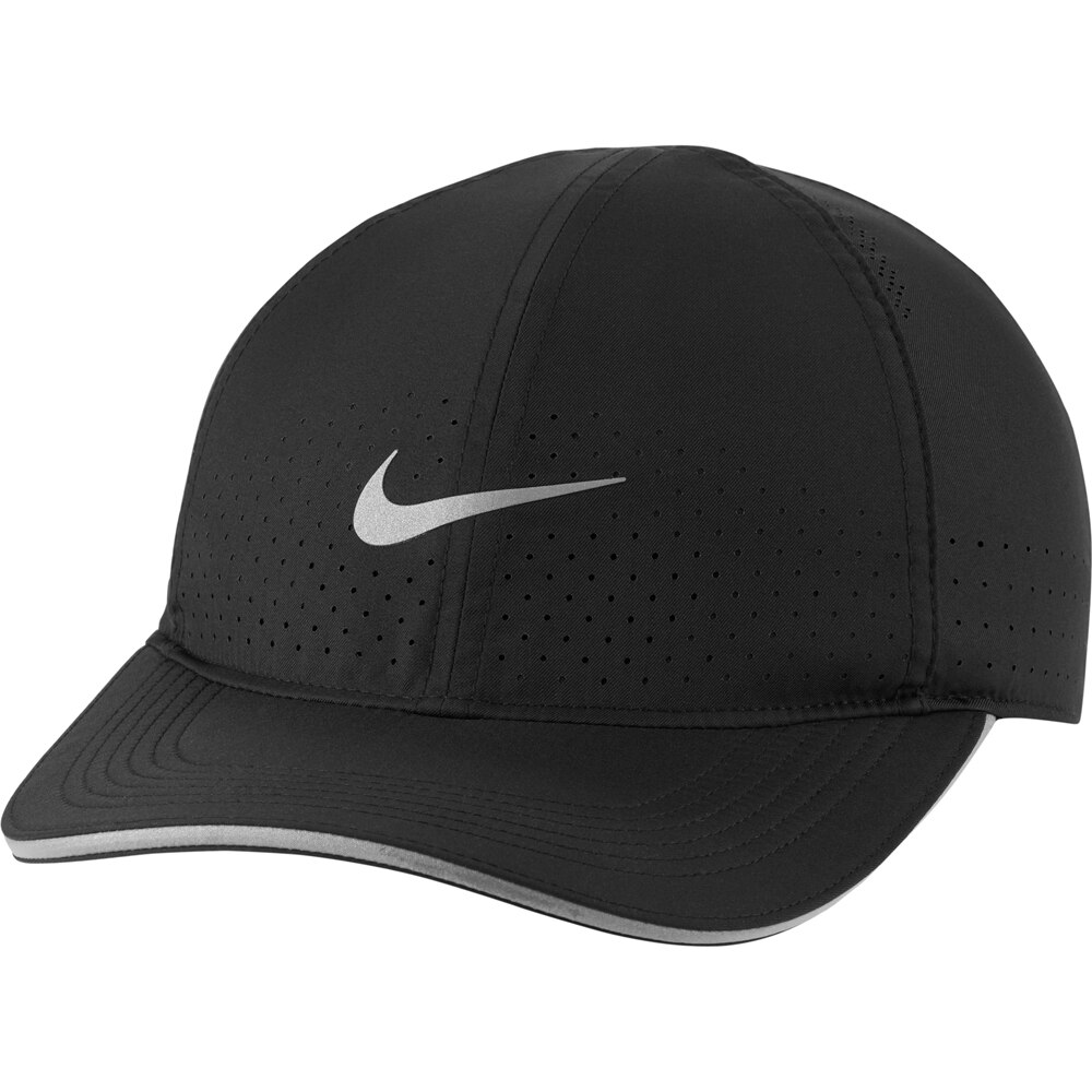 Nike U NK Dri-Fit Aerobill FTHLT Ferforert Løpecaps Sort 