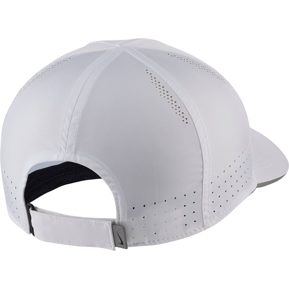 Nike U NK Dri-Fit Aerobill FTHLT Ferforert Løpecaps Hvit