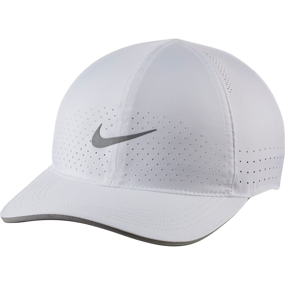 Nike U NK Dri-Fit Aerobill FTHLT Ferforert Løpecaps Hvit