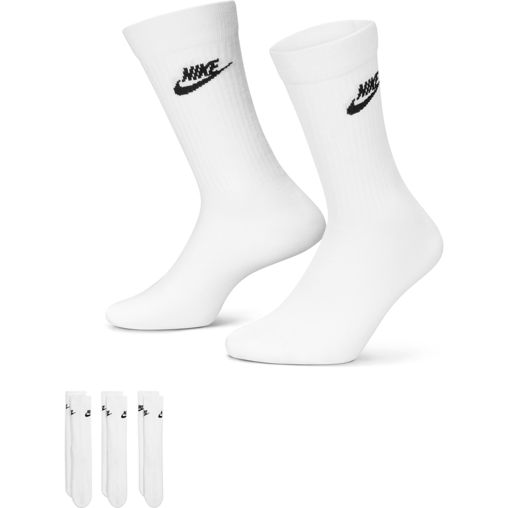 Nike NSW Everyday Essential Sokker 3-Pack Hvit