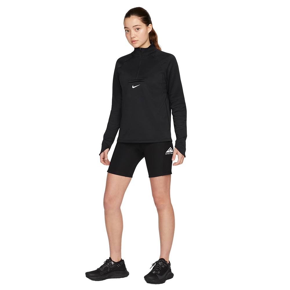 Nike Epic Luxe Trail Tights Shorts Dame Sort/Hvit