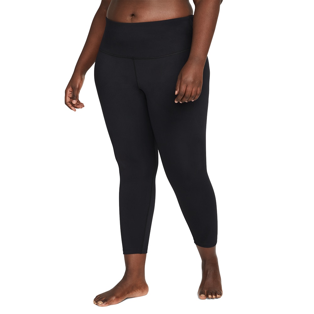 Nike NY Dri-Fit HR Yoga 7/8 Tights Dame Sort 