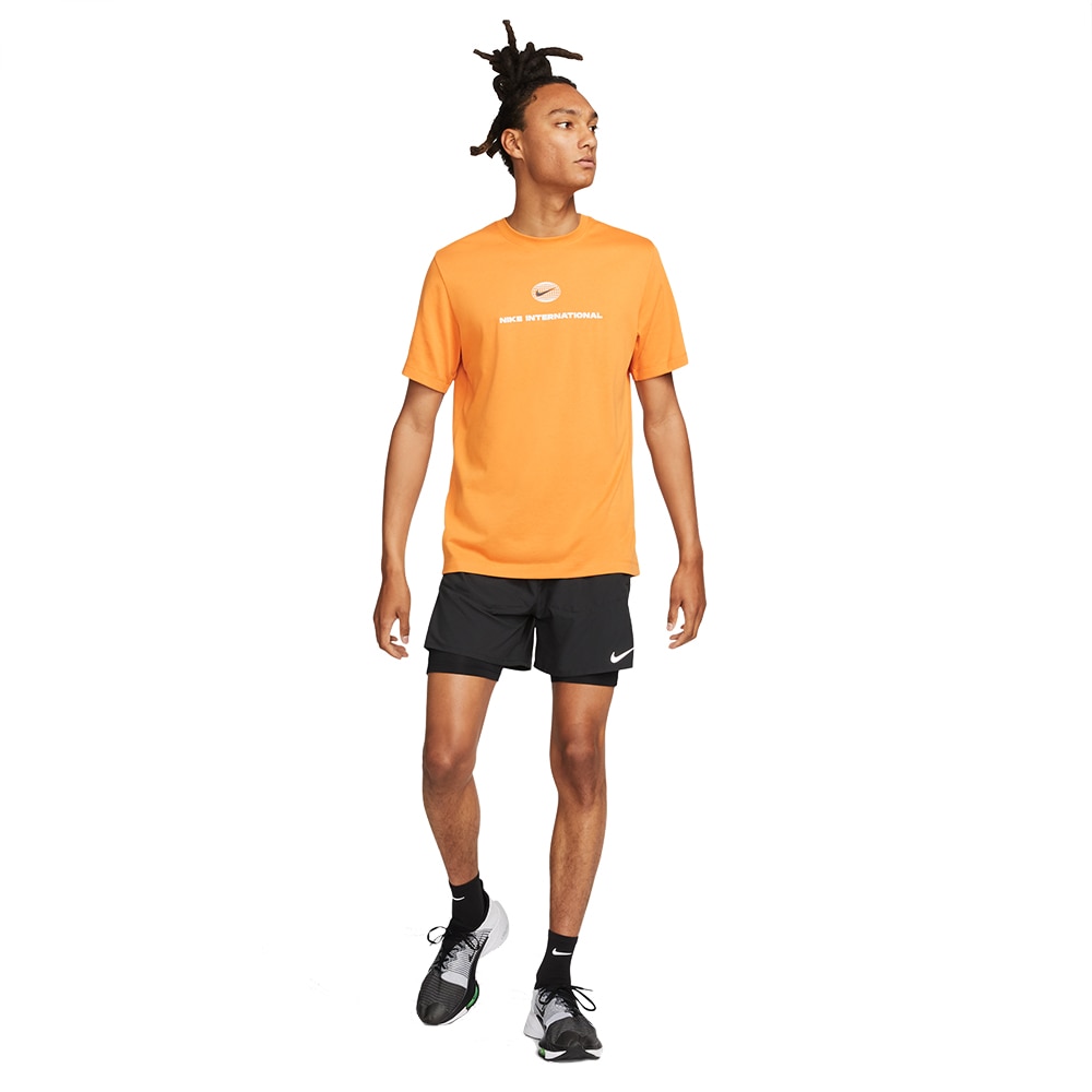 Nike Dri-Fit Heritage Kortermet Trøye Oransje