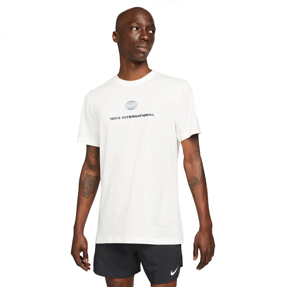 Nike Dri-Fit Heritage Kortermet Løpetrøye Hvit