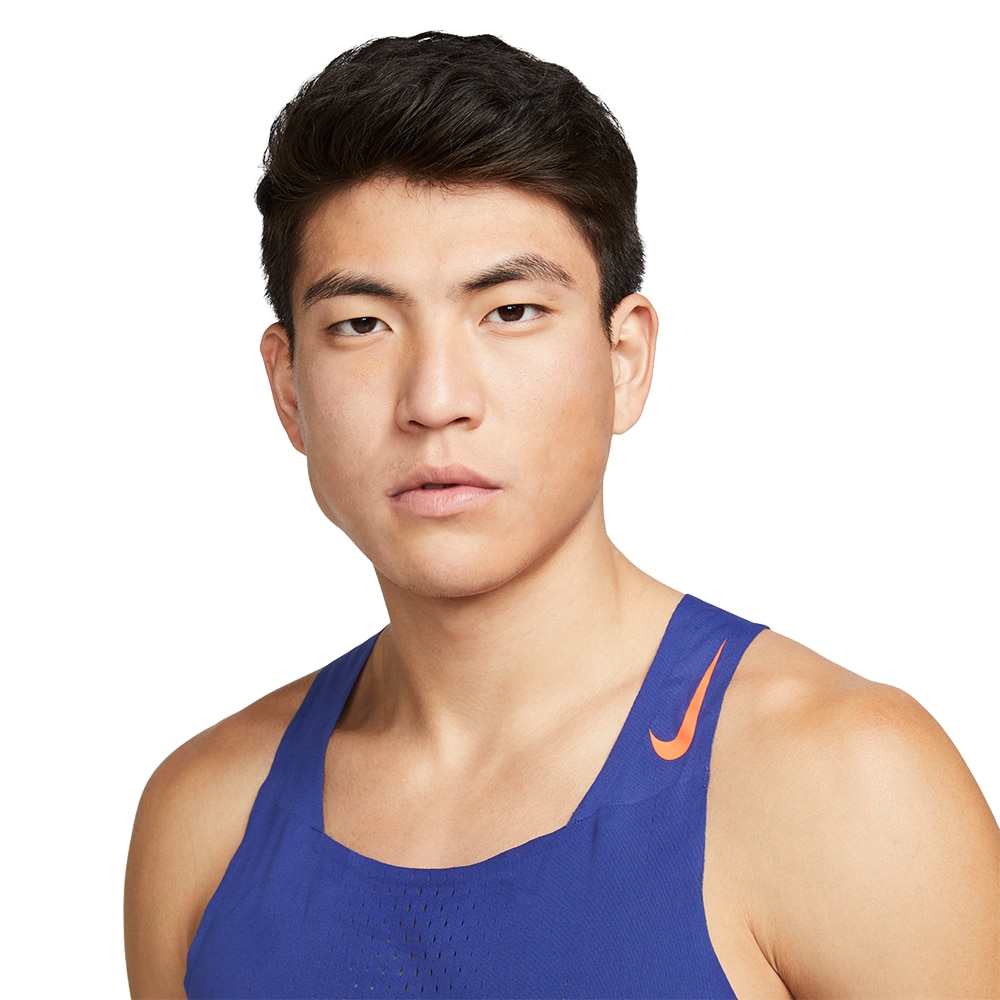 Nike ADV Aeroswift Singlet Herre Blå