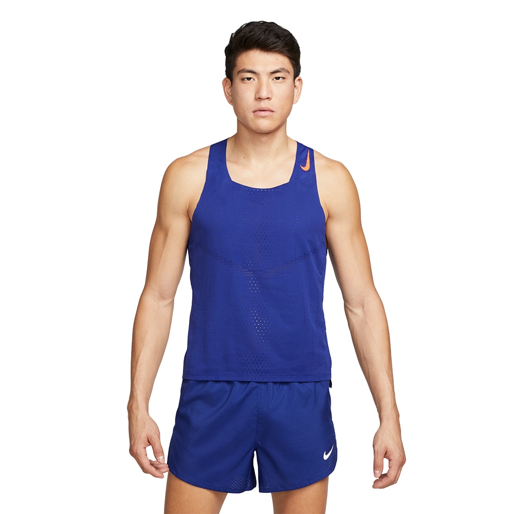 Nike ADV Aeroswift Singlet Herre Blå