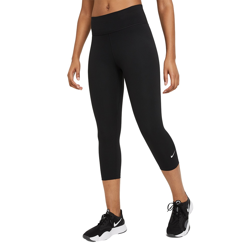 Nike One Midrise Capri Tights Dame Sort 