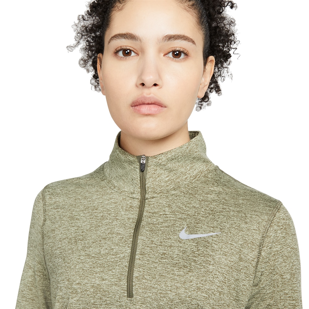 Nike Element Half-Zip Løpetrøye Dame Grønn