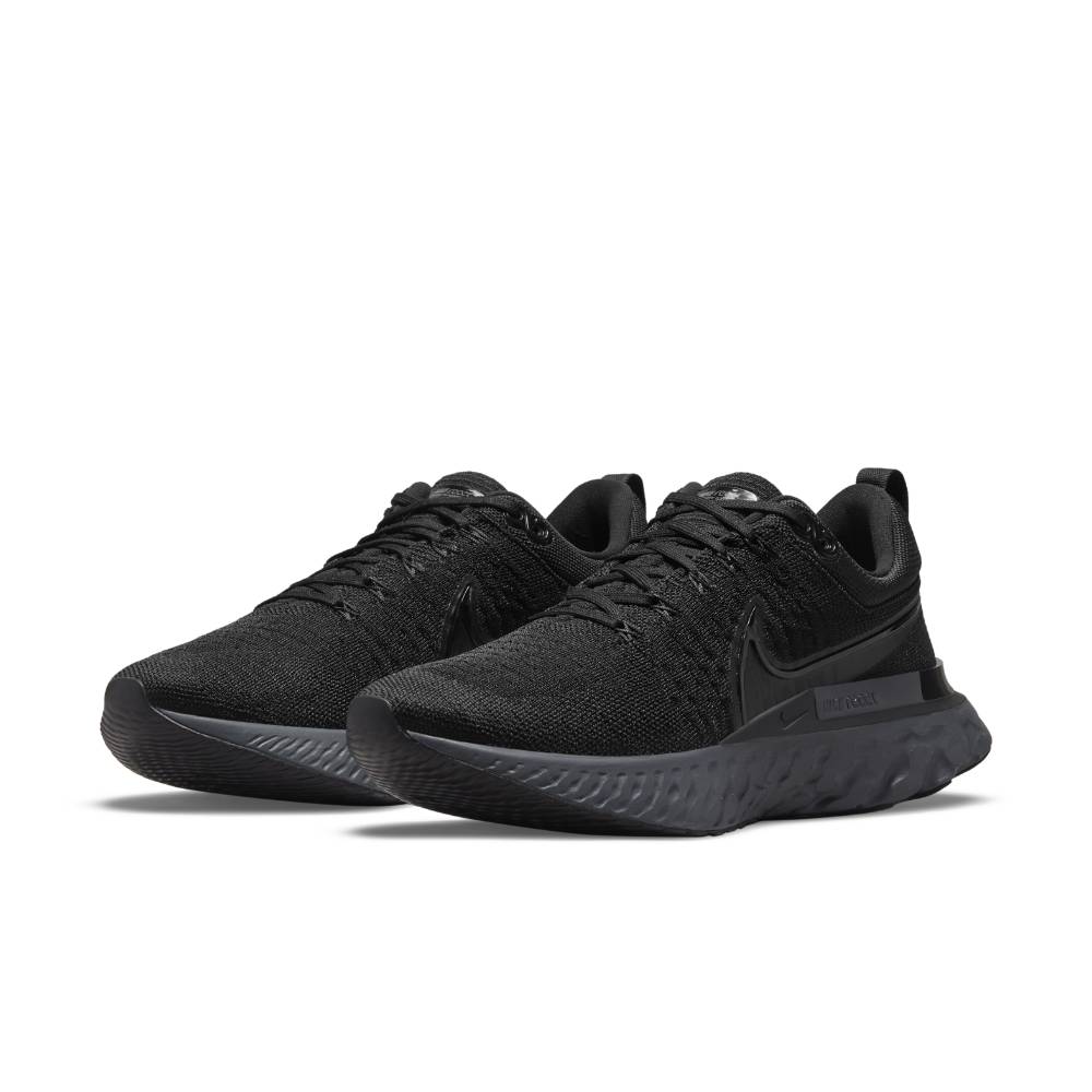 Nike React Infinity Run Flyknit 2 Joggesko Dame Sort/Grå