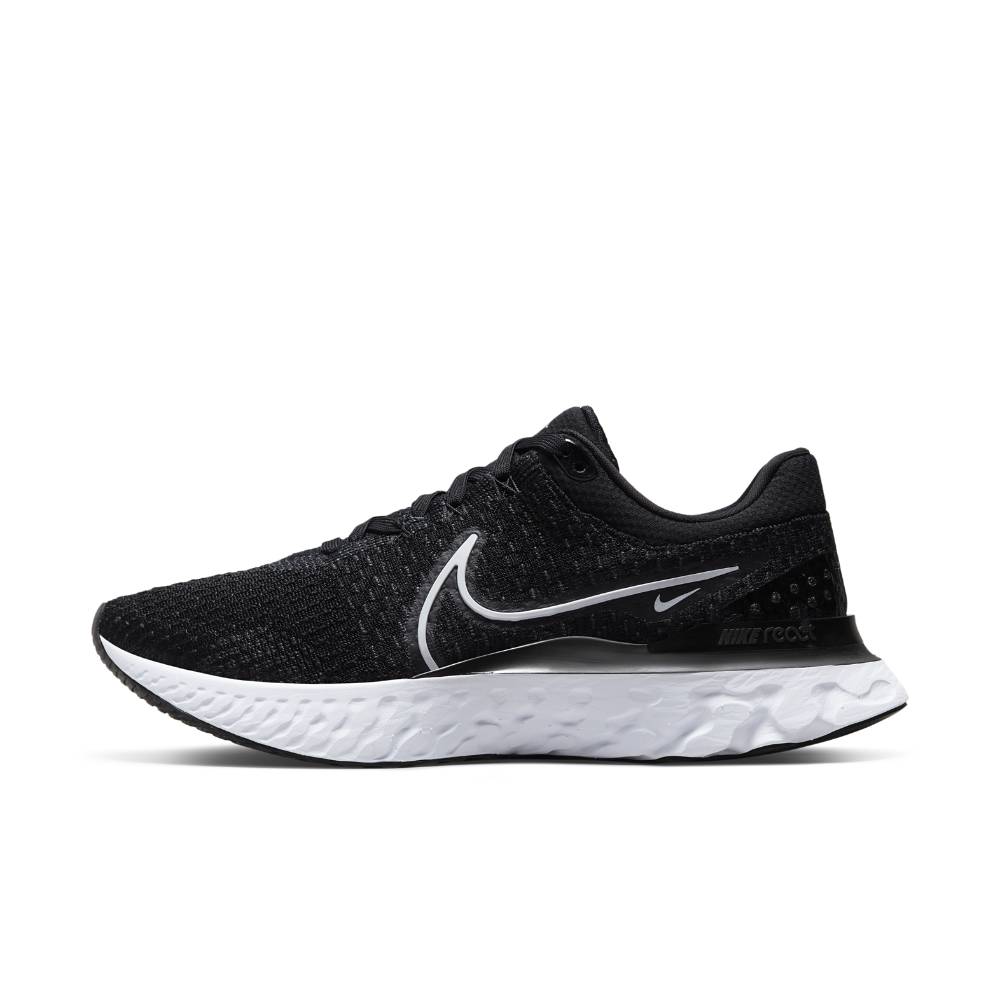 Nike React Infinity Run Flyknit 3 Joggesko Herre Sort/Hvit