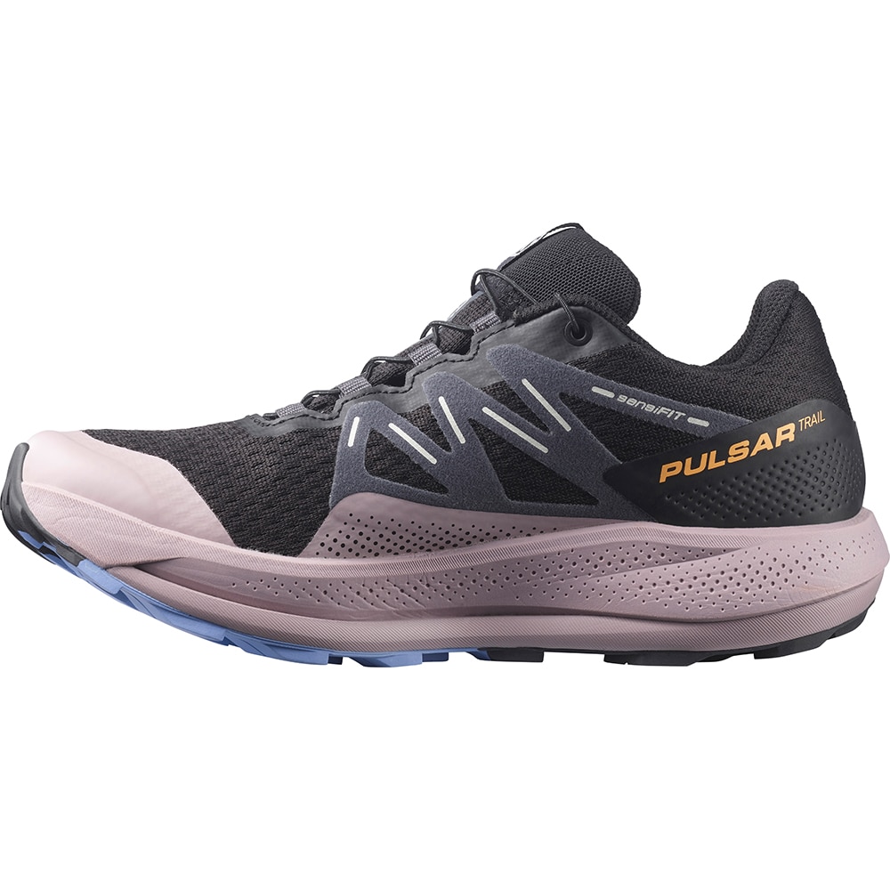 Salomon Pulsar Trail GTX Joggesko Dame Sort/Lilla