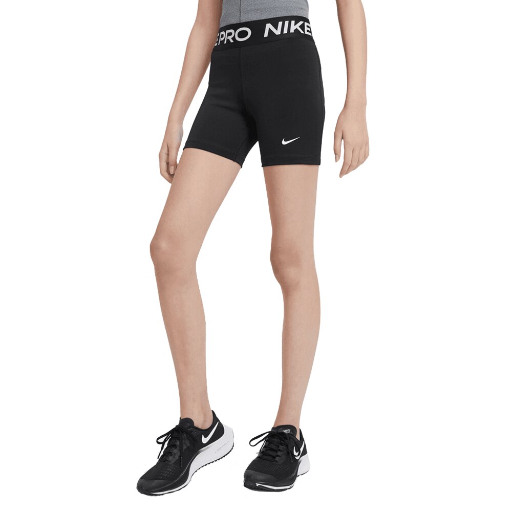 Nike Dri-Fit 3in Shorts Jente Sort