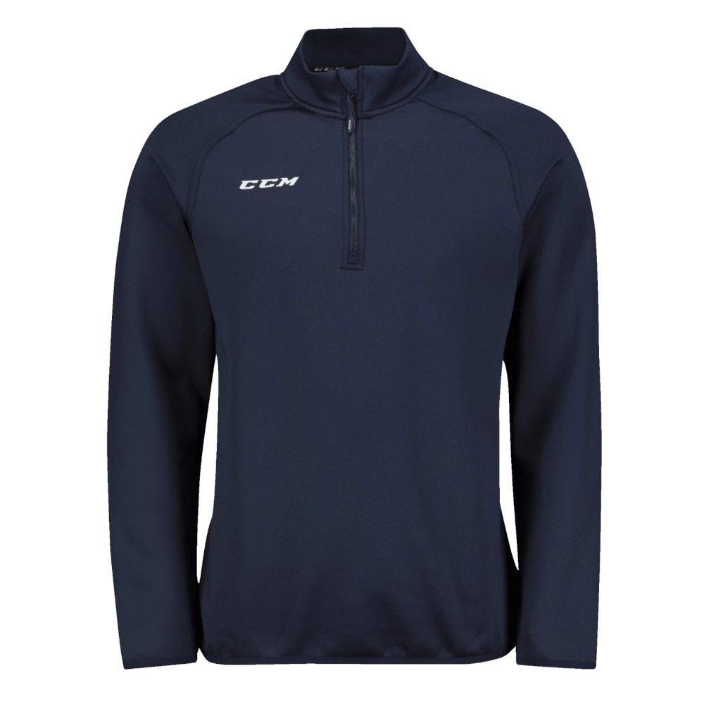 Ccm Locker Room Half Zip Junior Genser Marine