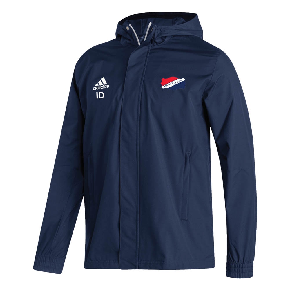 Adidas Hasle Løren Fotball Regnjakke Marine