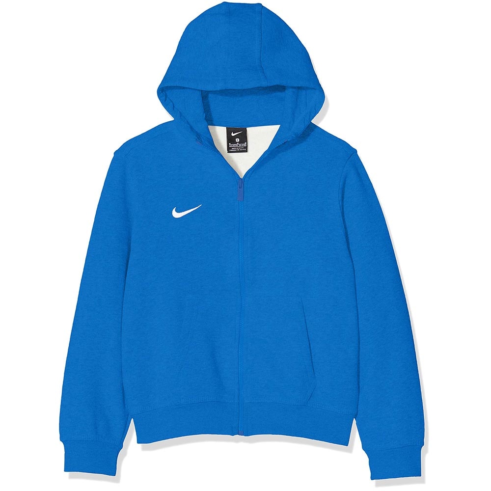 Nike Team Club FullZip Hoody Hettegenser Barn Blå