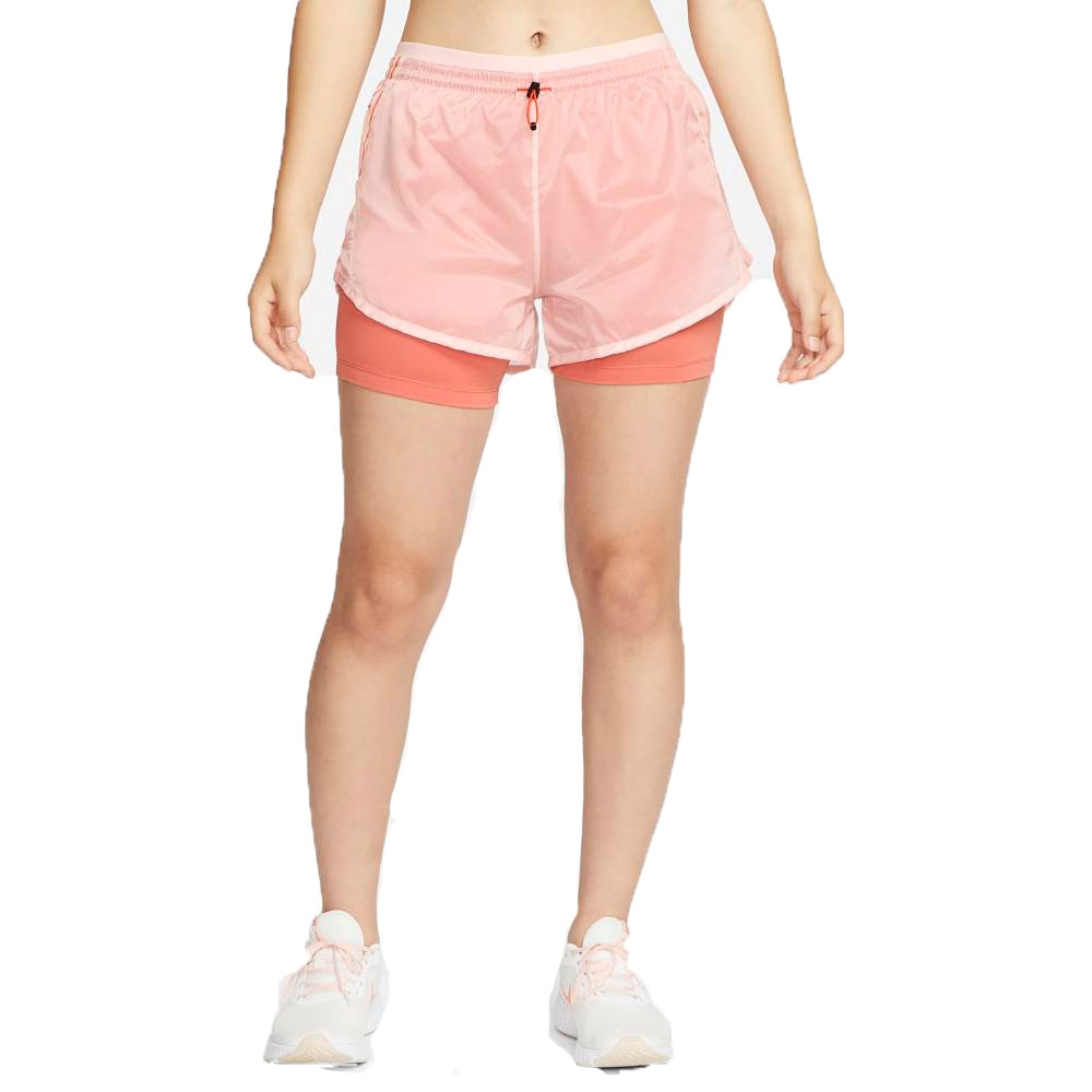 Nike Icon Clash Tempo Luxe Løpeshorts Dame Rosa