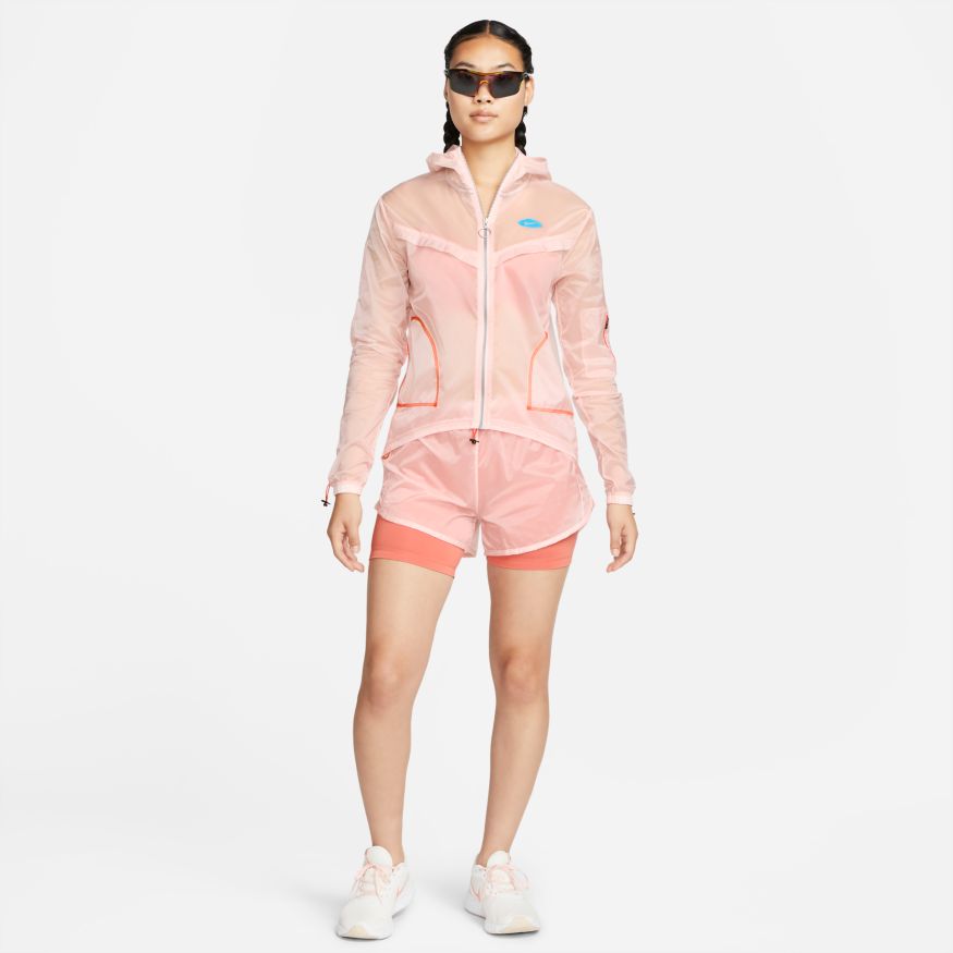 Nike Icon Clash Tempo Luxe Løpeshorts Dame Rosa