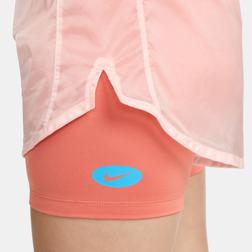 Nike Icon Clash Tempo Luxe Løpeshorts Dame Rosa