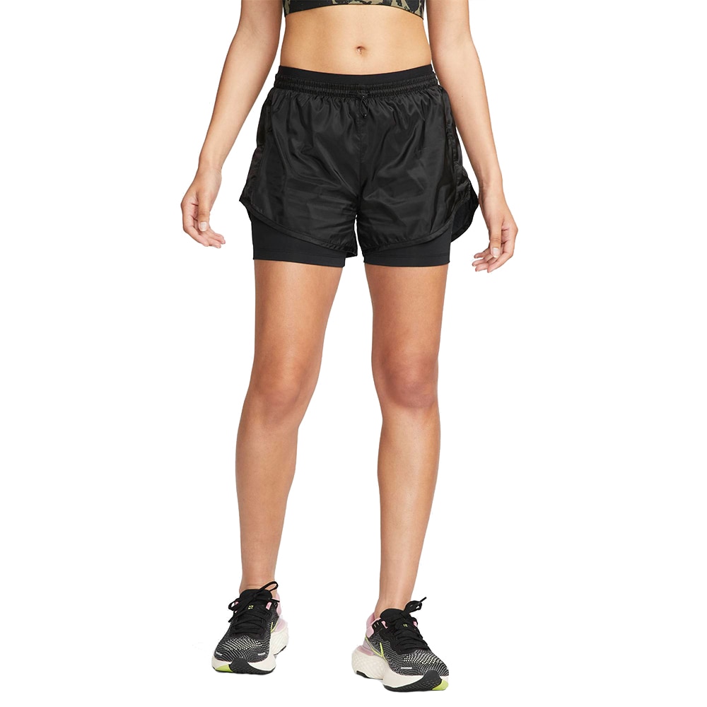 Nike Icon Clash Tempo Luxe Løpeshorts Dame Sort