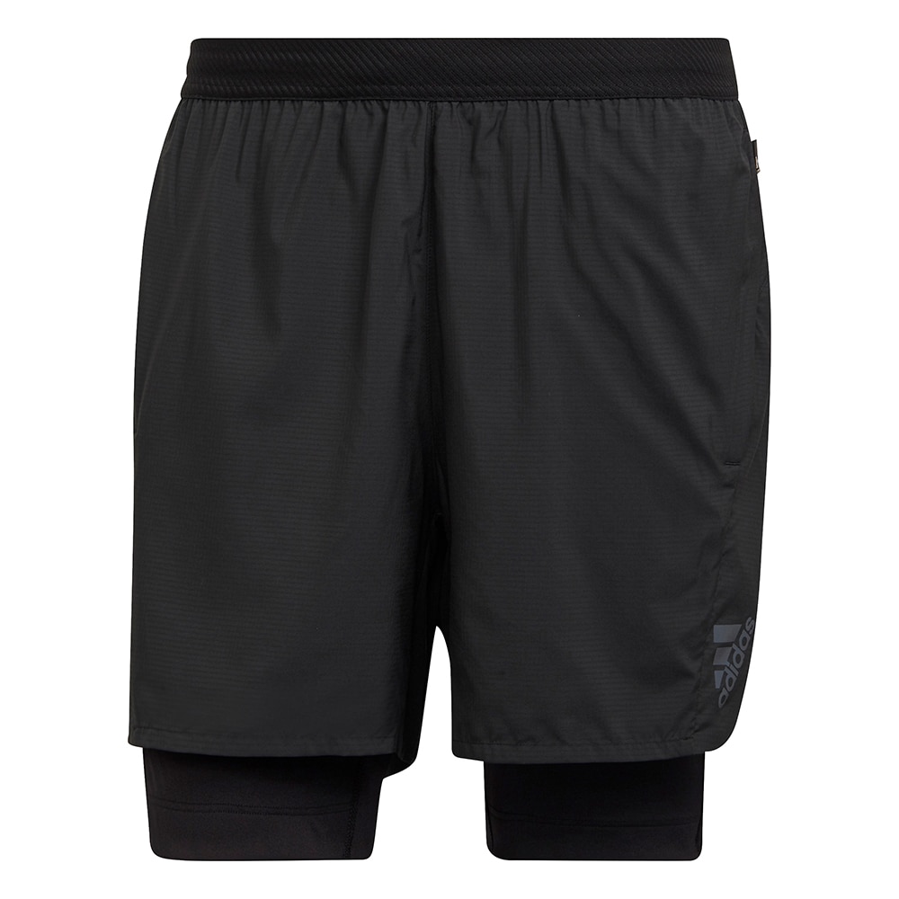 Adidas Adizero 2 in 1 Løpeshorts Herre Sort 