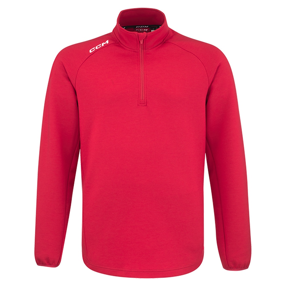 Ccm Locker Room 1/4 Zip Genser Rød