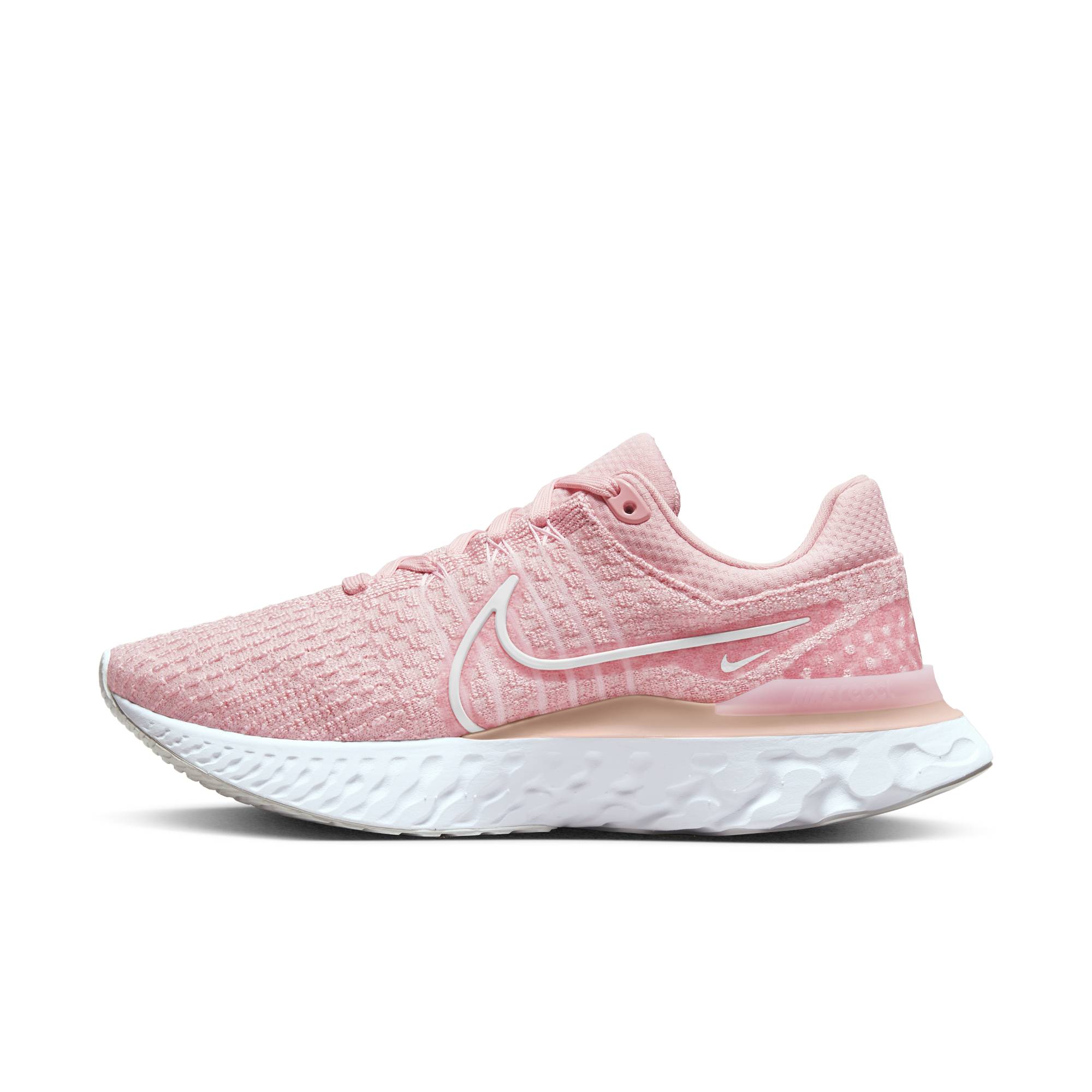 Nike React Infinity Run Flyknit 3 Joggesko Dame Rosa