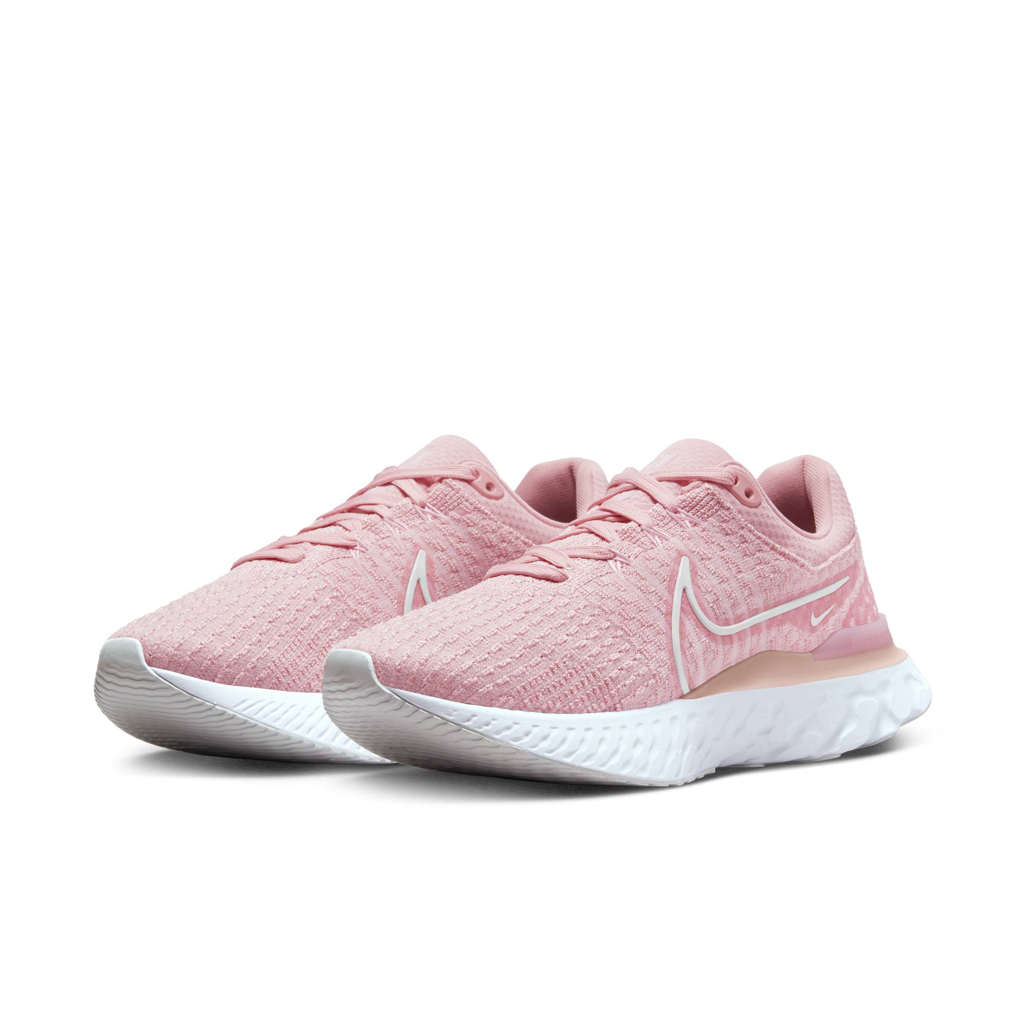 Nike React Infinity Run Flyknit 3 Joggesko Dame Rosa