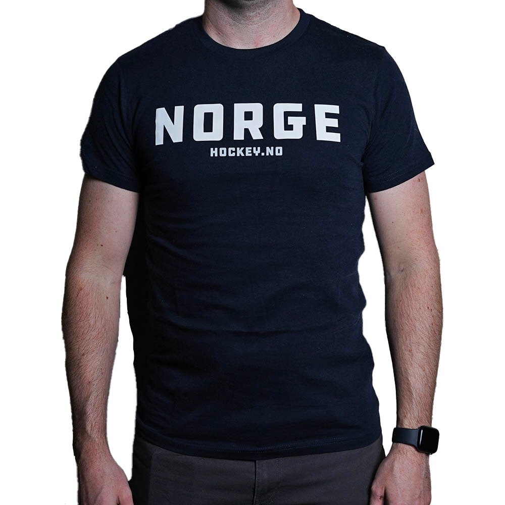 Norges Ishockeyforbund Senior T-skjorte Marine