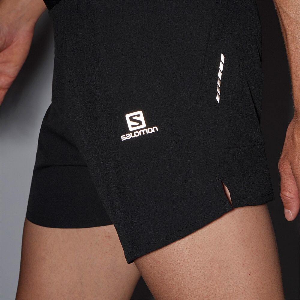 Salomon Cross 5inch Løpeshorts Herre Sort