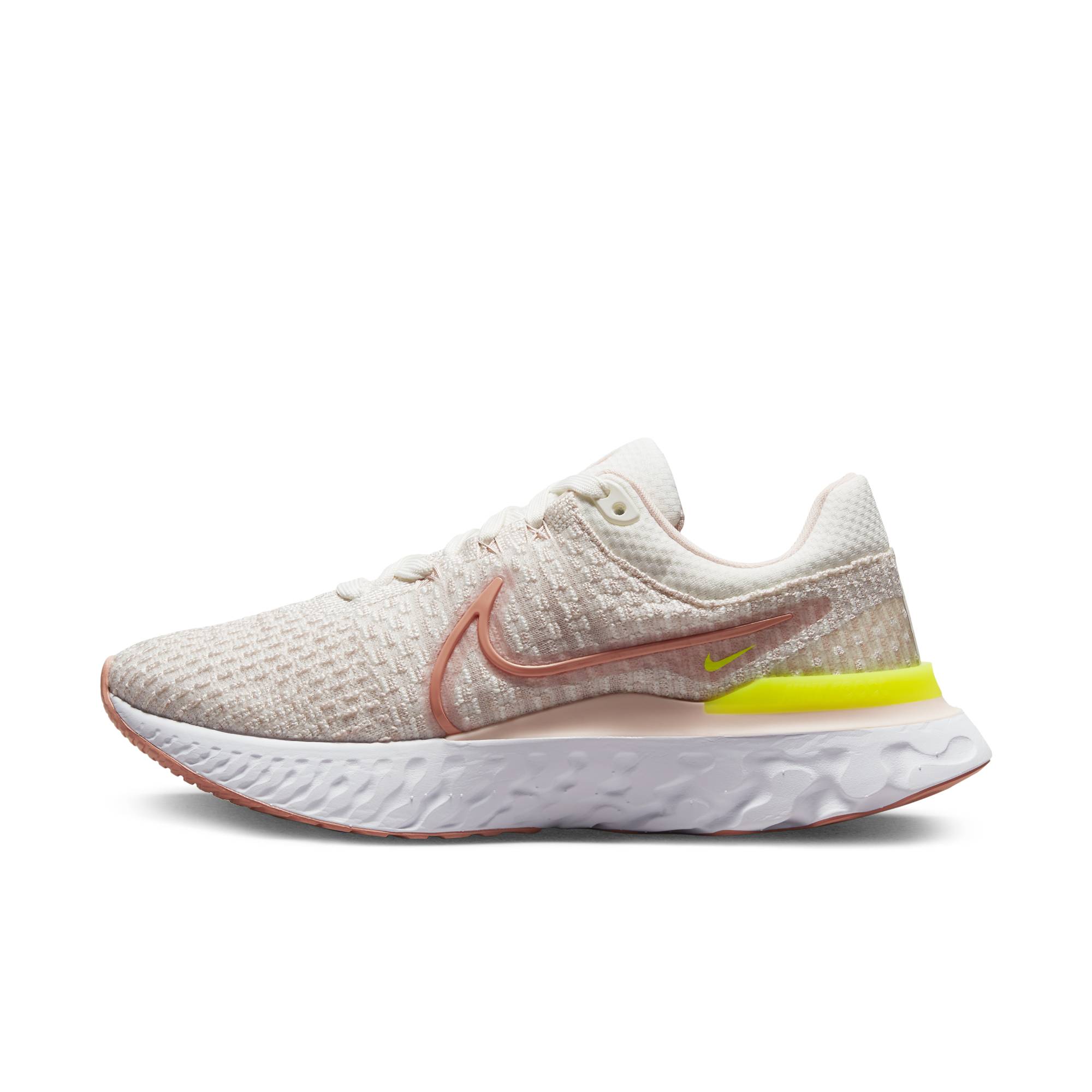 Nike React Infinity Run Flyknit 3 Joggesko Dame Lyserosa