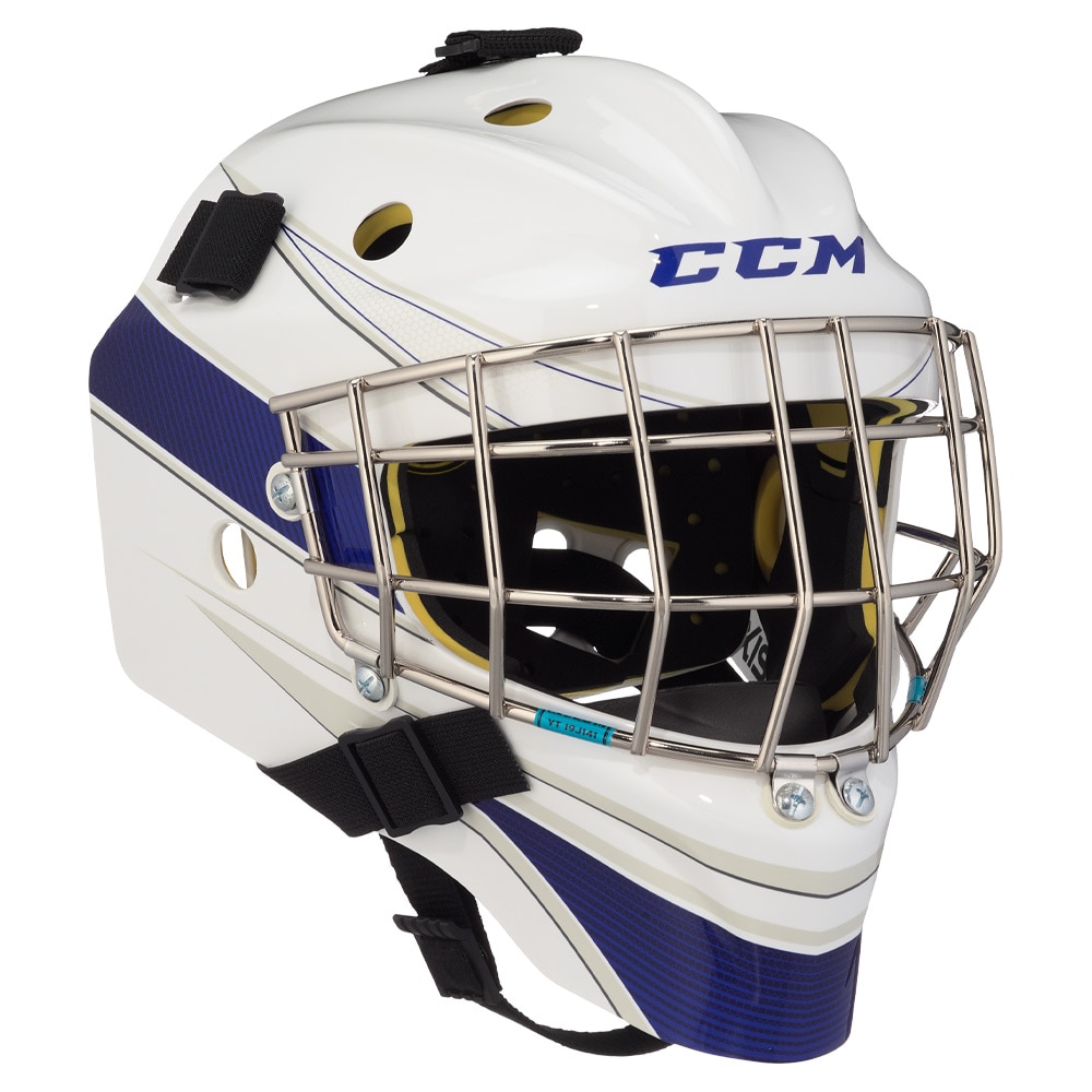 Ccm AXIS 1.5 Barn Keepermaske Hockey Hvit/Blå