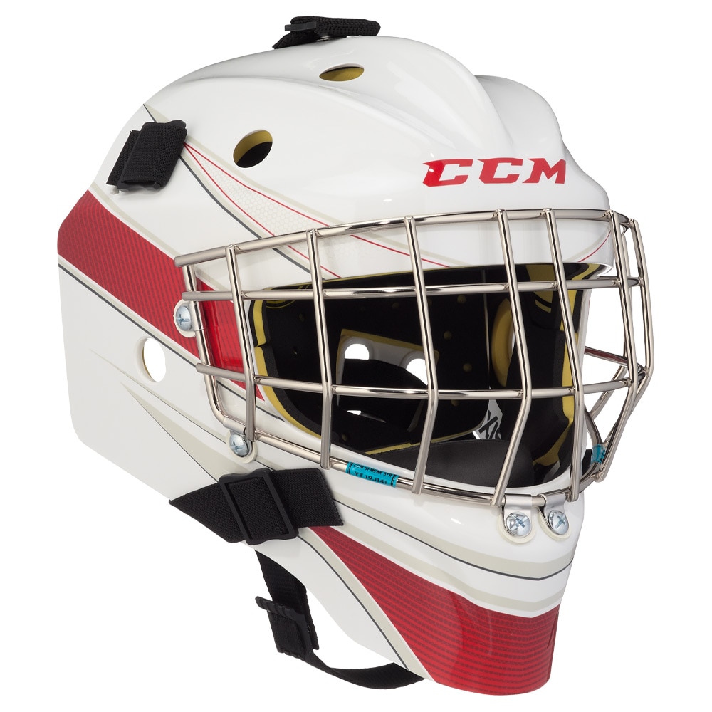 Ccm AXIS 1.5 Barn Keepermaske Hockey Hvit/Rød