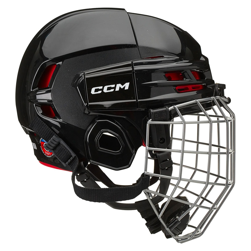 Ccm Tacks 70 Barn Combo Hockeyhjelm Svart