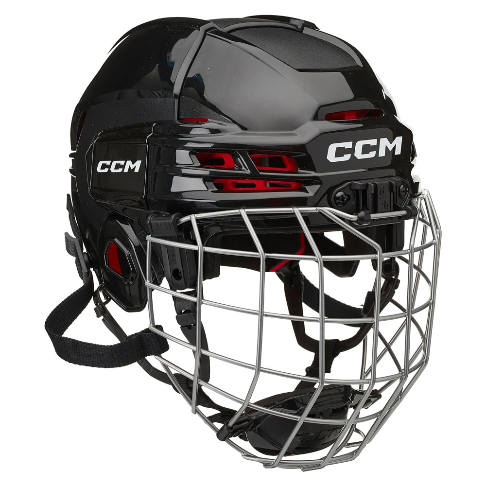 Ccm Tacks 70 Barn Combo Hockeyhjelm Svart