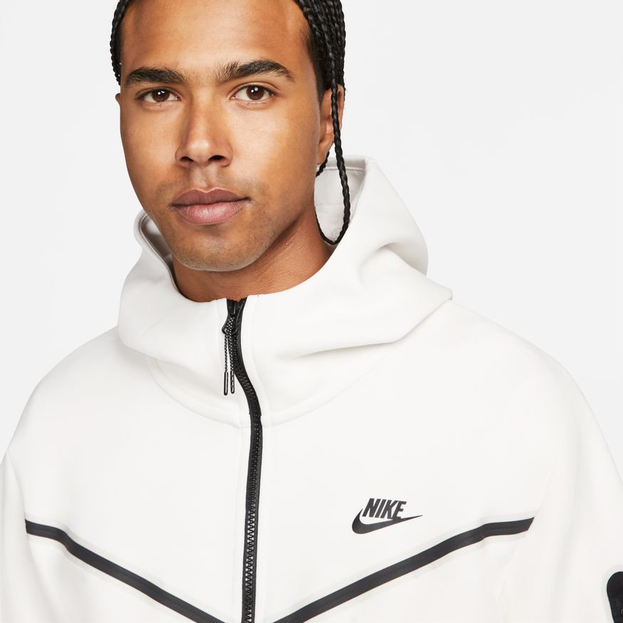 Nike Tech Fleece FullZip Hettegenser Hvit 