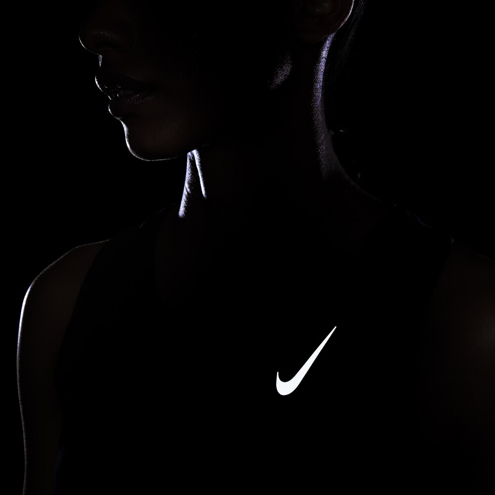 Nike Dri-FIT Race Løpesinglet Dame Sort 