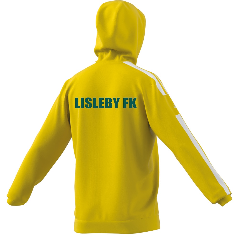 Adidas Lisleby Fotball Hettegenser Barn Gul