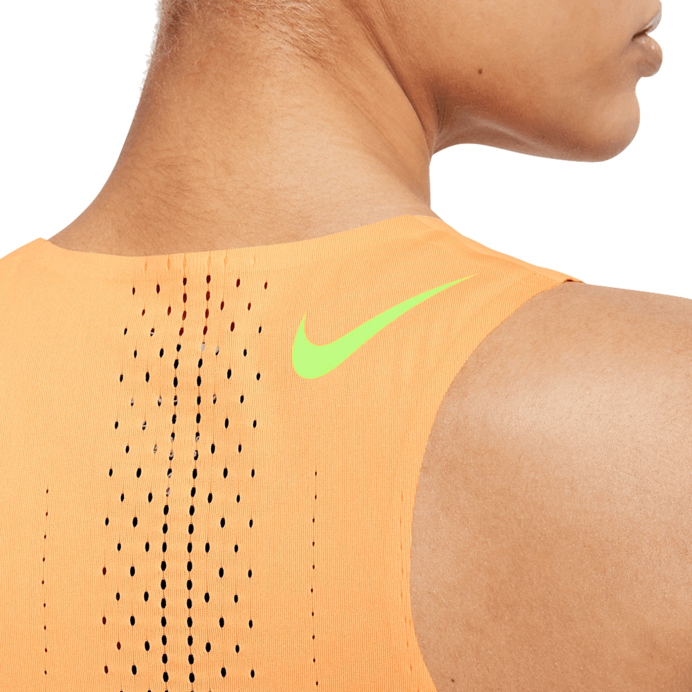 Nike Dri-Fit ADV Aeroswift Singlet Dame Oransje 